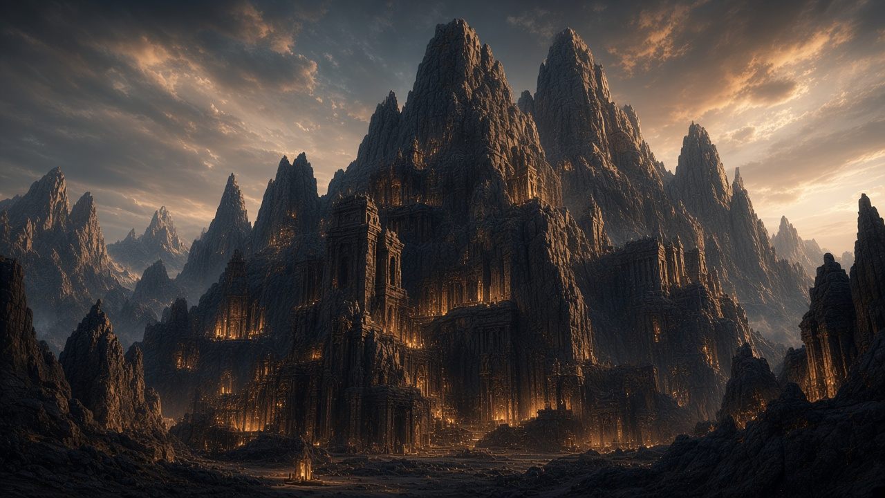 A landscape altered by light